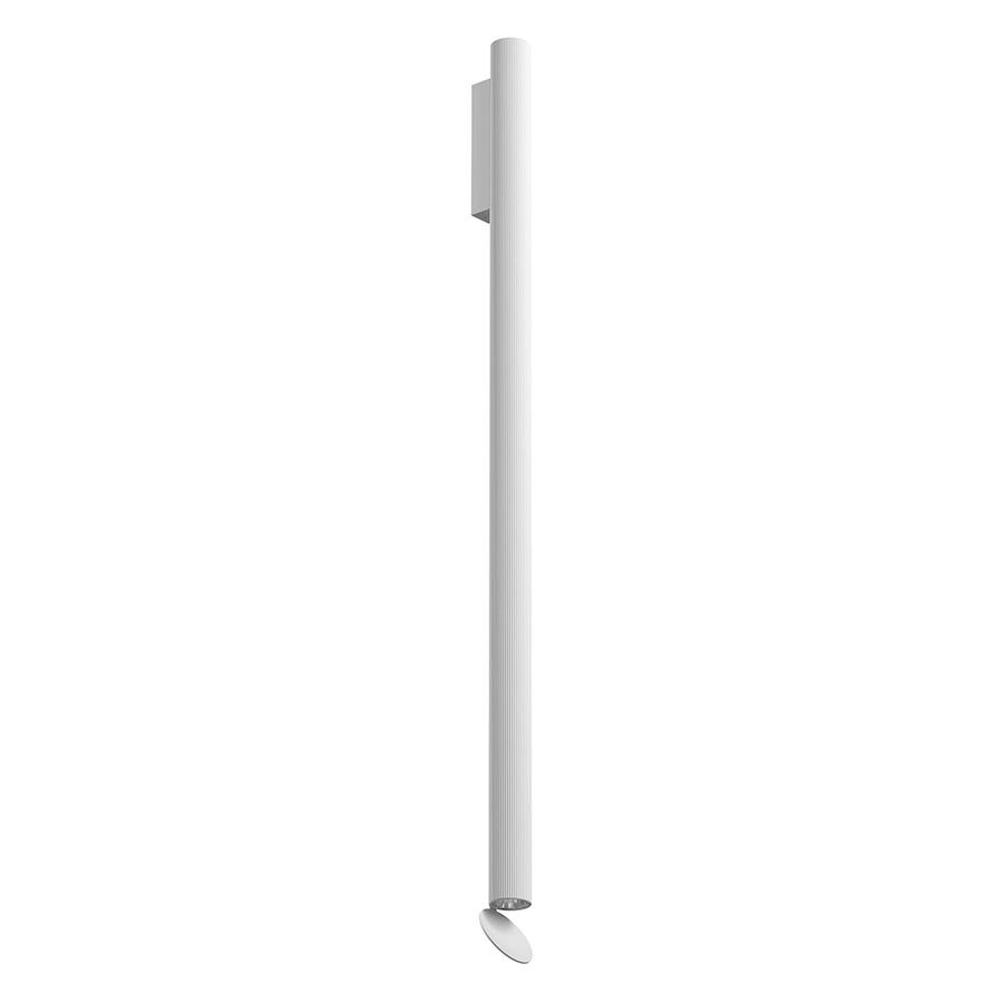 FLOS lampe murale FLAUTA RIGA H 1000 mm (Blanc - Aluminium)