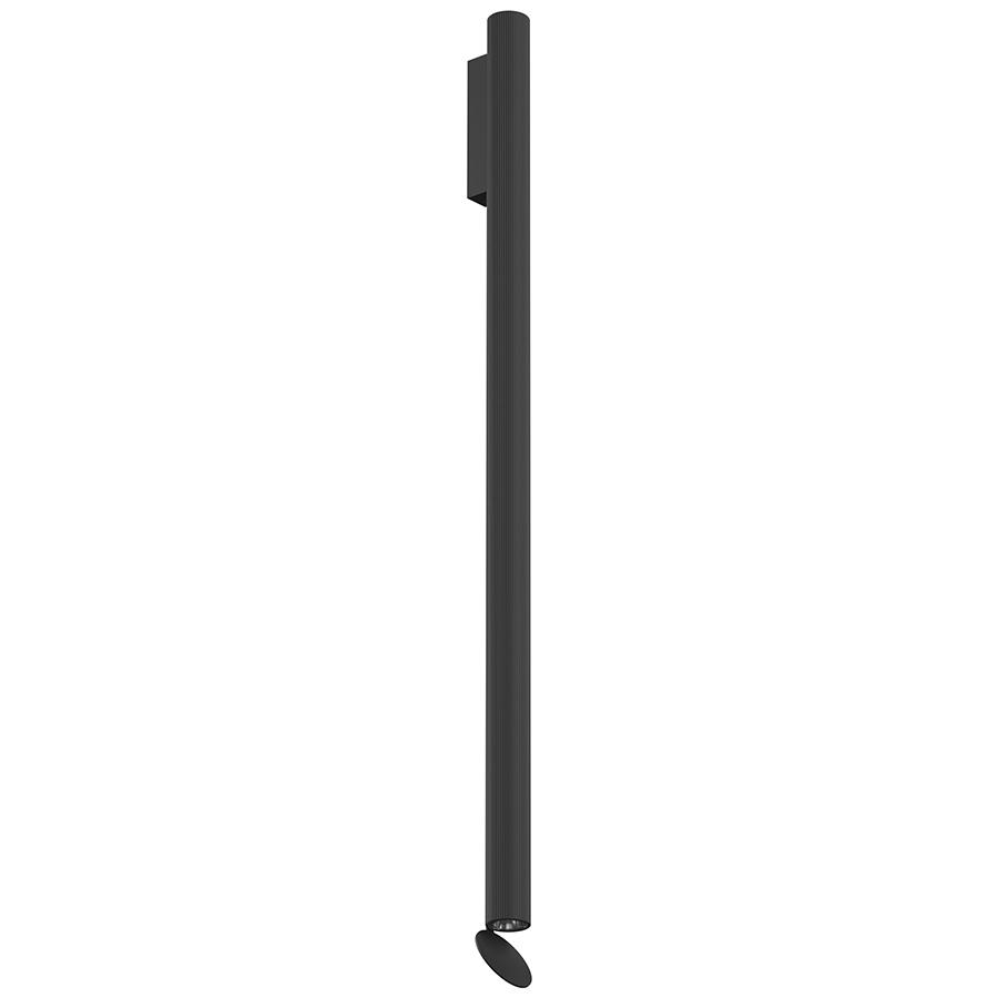 FLOS lampe murale pour l'extérieur FLAUTA RIGA H 1000 mm OUTDOOR (3000K, noir - Aluminium)