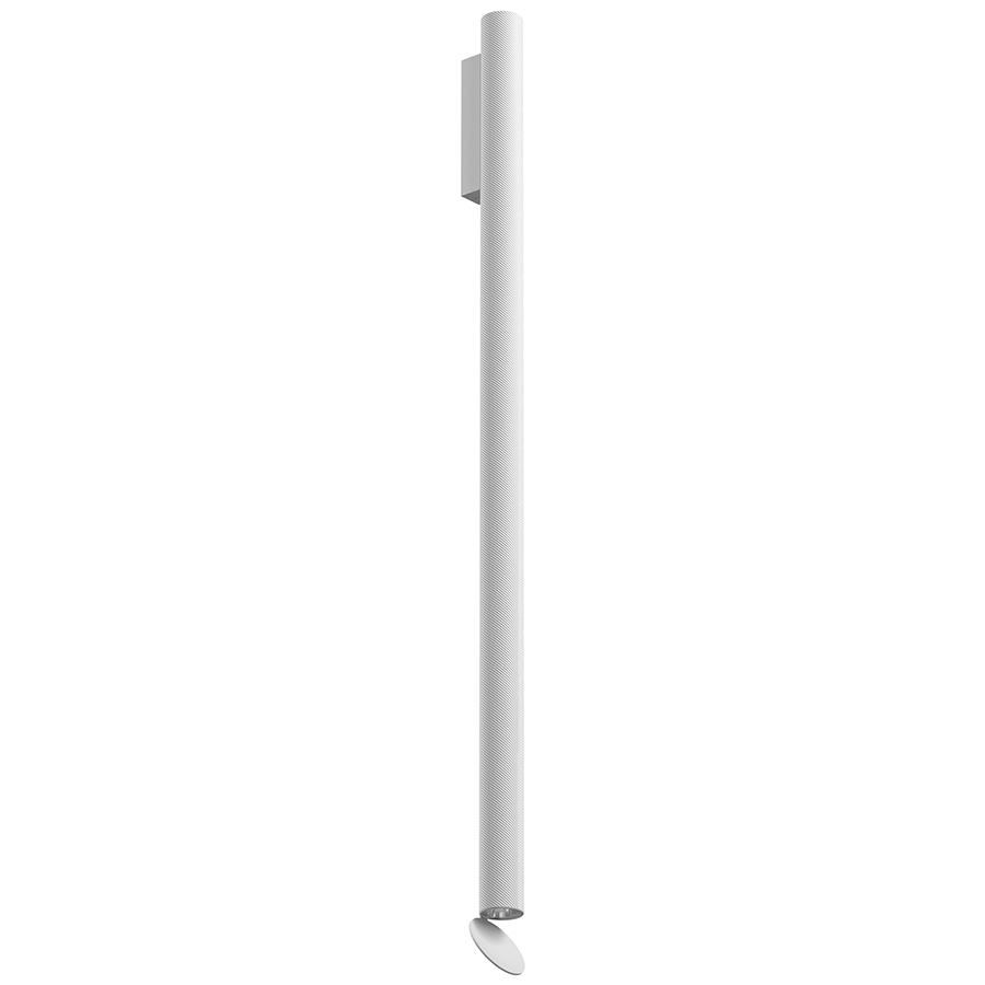 FLOS lampe murale pour l'extérieur FLAUTA SPIGA H 1000 mm OUTDOOR (4000K, bianco - Aluminium)