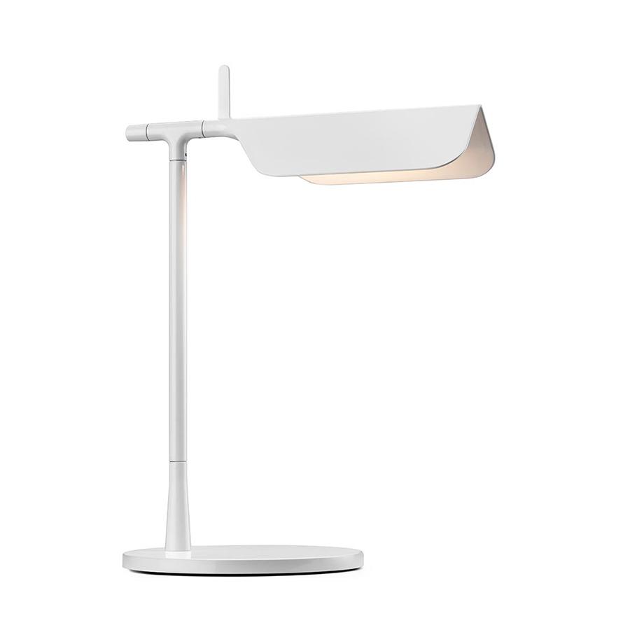 FLOS lampe de table TAB T (Blanc - aluminium / PMMA)
