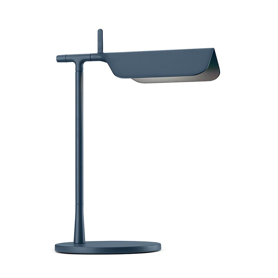 FLOS lampe de table TAB T (Bleu opaque - aluminium / PMMA)