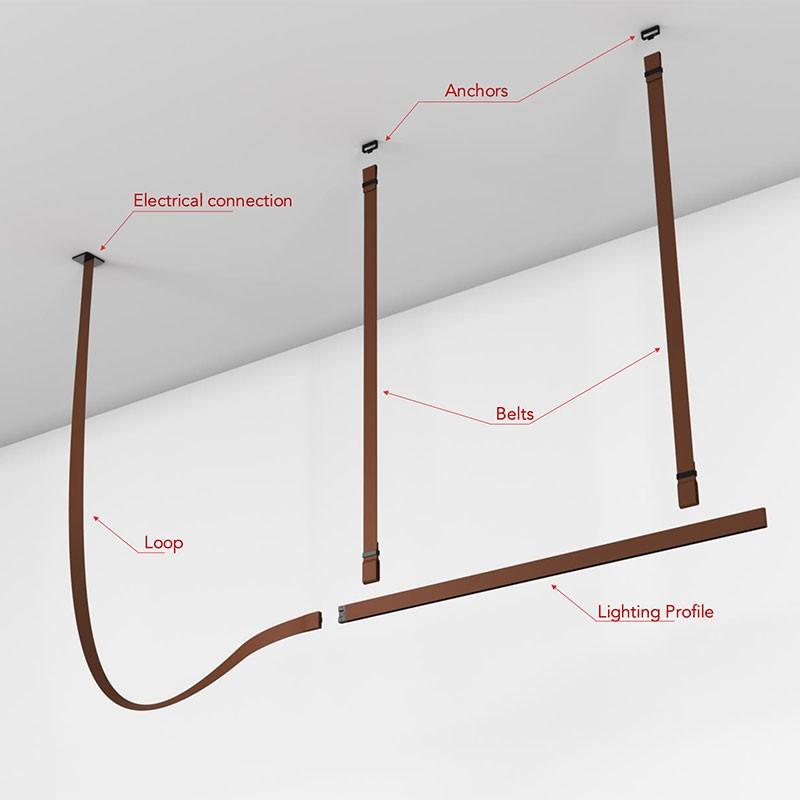 FLOS suspension lamp BELT