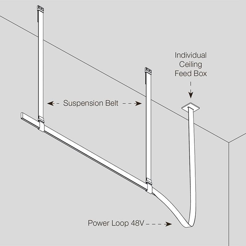FLOS suspension lamp BELT
