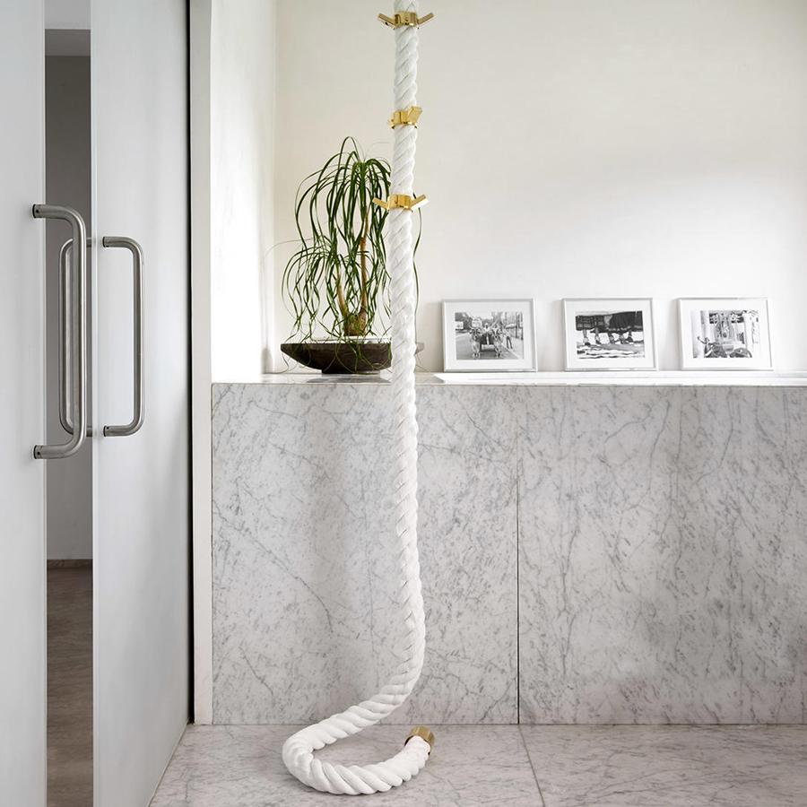 OPINION CIATTI portemanteaux avec crochet au plafond LA CIMA3 blanc avec crochets or 24K