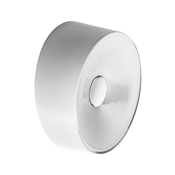 FOSCARINI lampe murale applique ou plafond LUMIERE XXL (Blanc - Verre soufflé et métal verni)