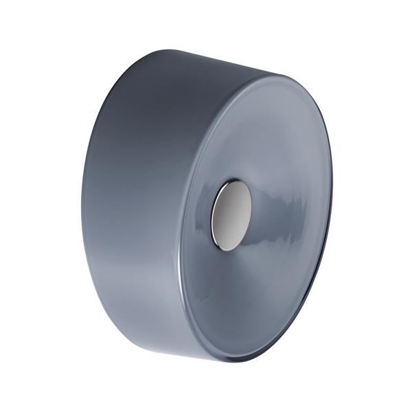 FOSCARINI lampe murale applique ou plafond LUMIERE XXL (Gris - Verre soufflé et métal verni)