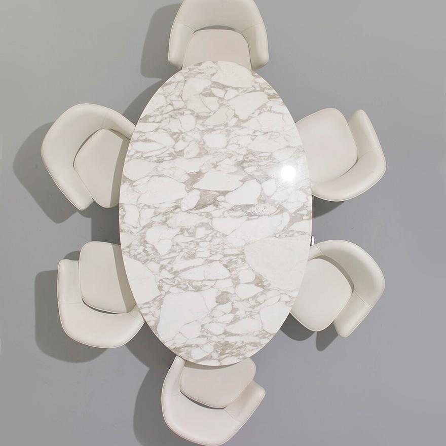 KNOLL oval table TULIP Eero Saarinen's collection 198x121 cm