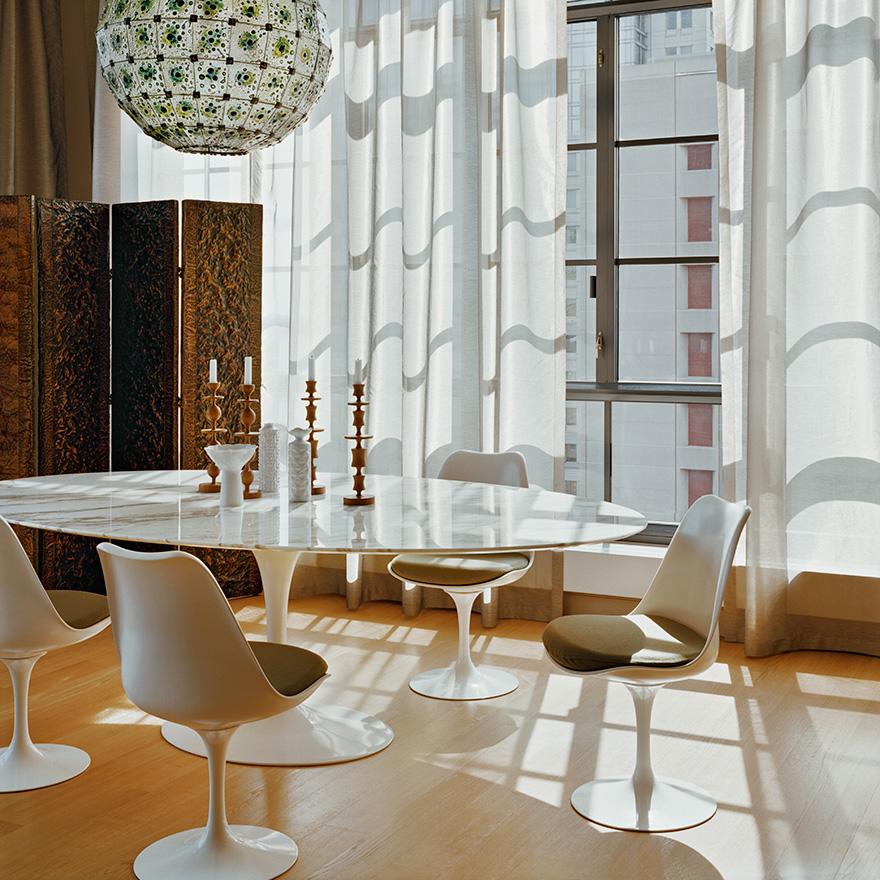 KNOLL oval table TULIP Eero Saarinen's collection 198x121 cm