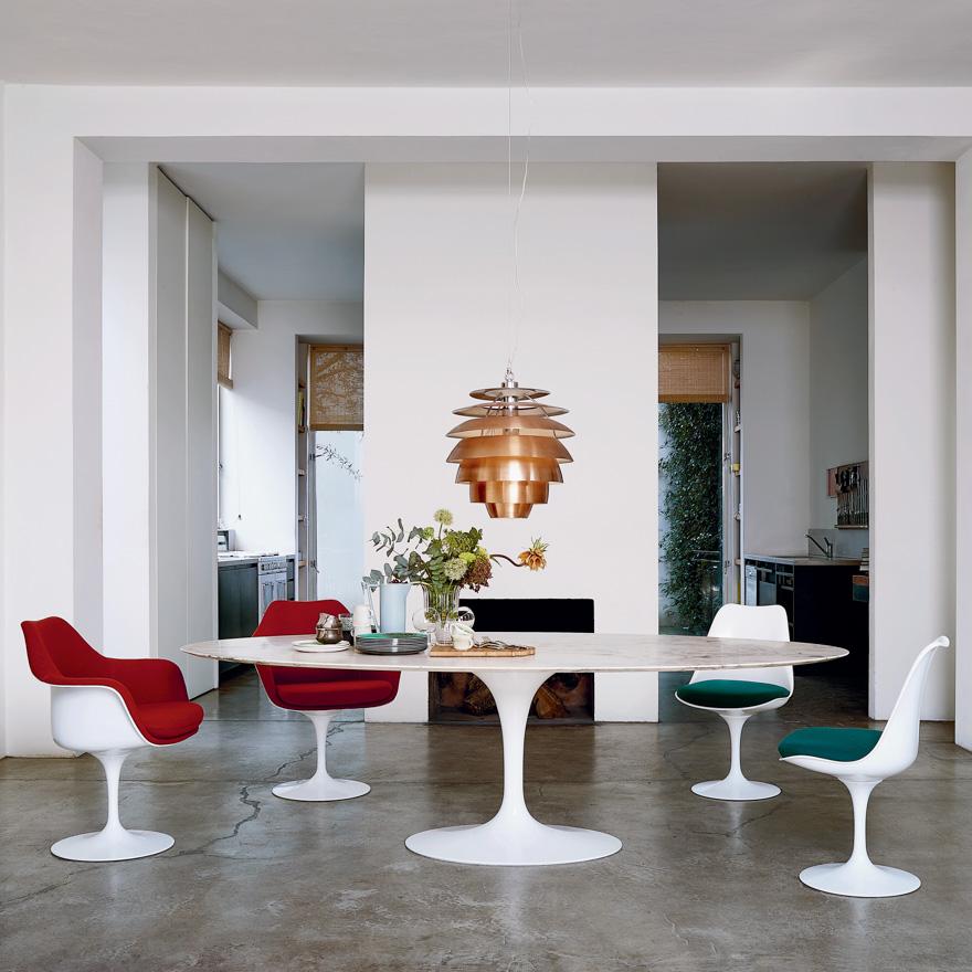KNOLL oval table TULIP Eero Saarinen's collection 244x137 cm