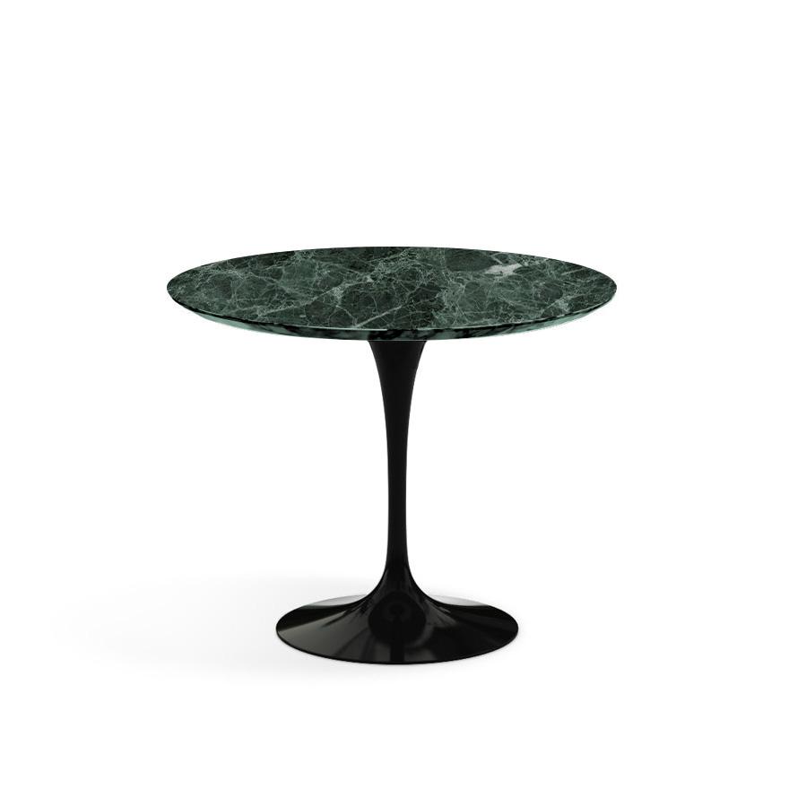 KNOLL table ronde TULIP Ø 91 cm collection Eero Saarinen (Base noire / plateau Verde Alpi satin - ma