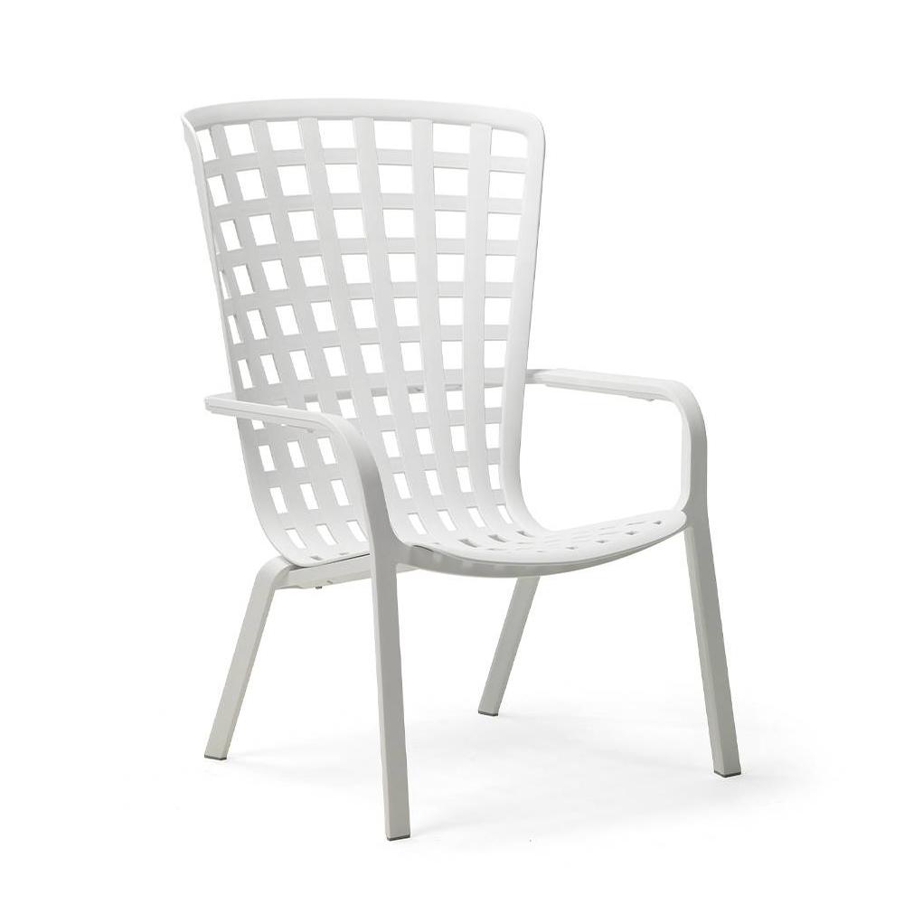 NARDI fauteuil pour l'extérieur FOLIO (Blanc - Polypropylène PRV)