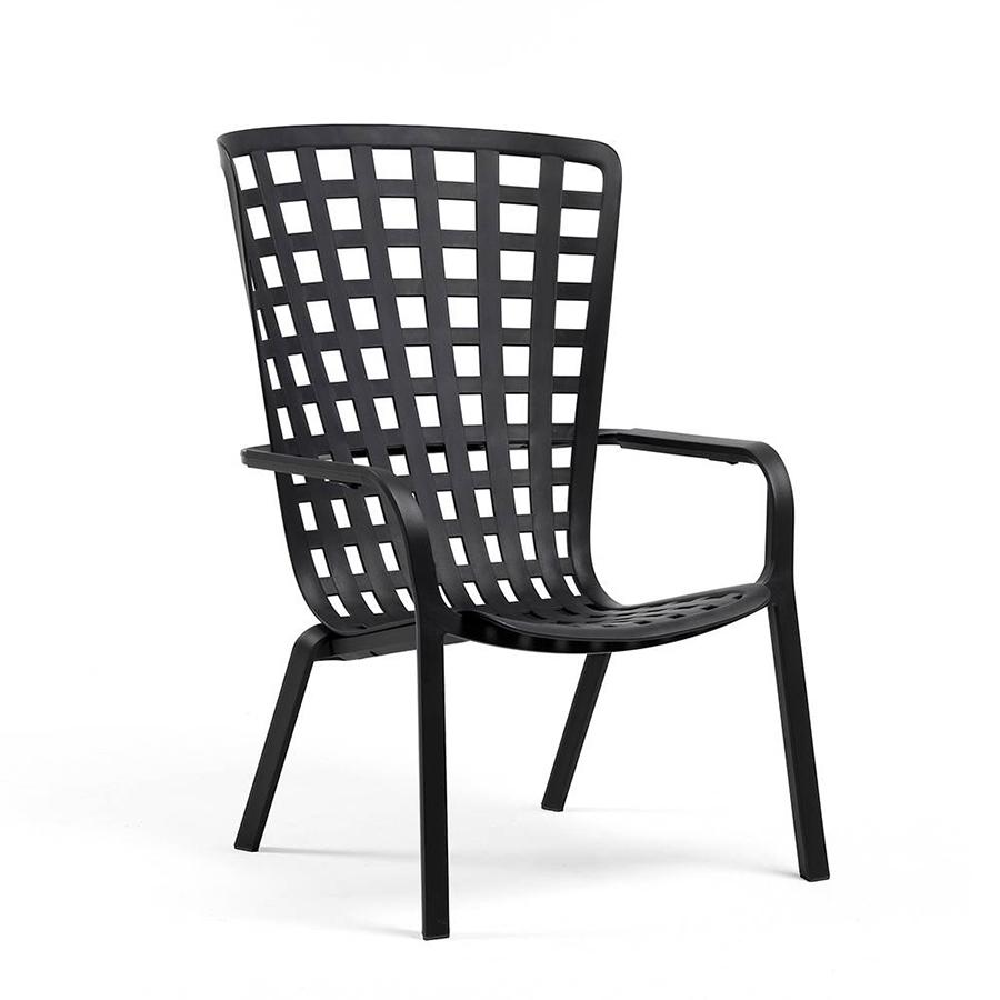 NARDI fauteuil pour l'extérieur FOLIO (Anthracite - Polypropylène PRV)
