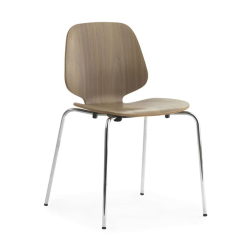 NORMANN COPENHAGEN chaise MY CHAIR avec la base chromée