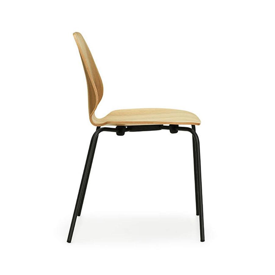 NORMANN COPENHAGEN chaise MY CHAIR avec la base noire