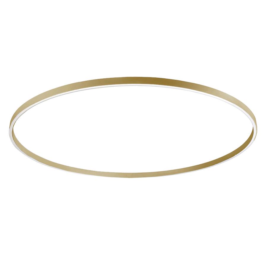 NEMO STUDIO lampe à suspension ZIRKOL CIRCLE 5 m UP-DOWNLIGHT (Or 4000K - Aluminium verni)