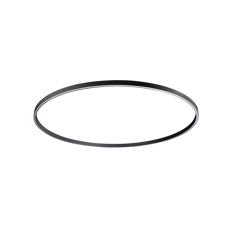 NEMO STUDIO lampe à suspension ZIRKOL HOME CIRCLE 1,5 m DOWNLIGHT (Noir 3000K - Aluminium verni)