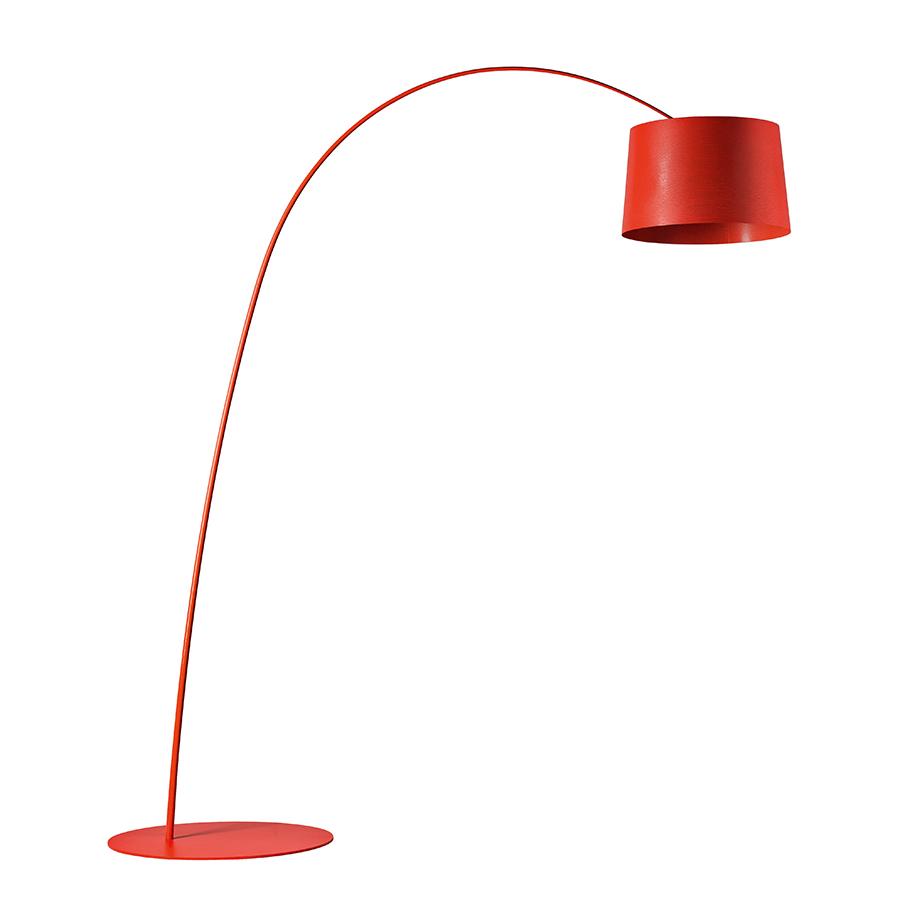 FOSCARINI lampadaire TWIGGY à LED MyLight Tunable White (Cramoisi - Fibre de verre, PMMA, polycarbon