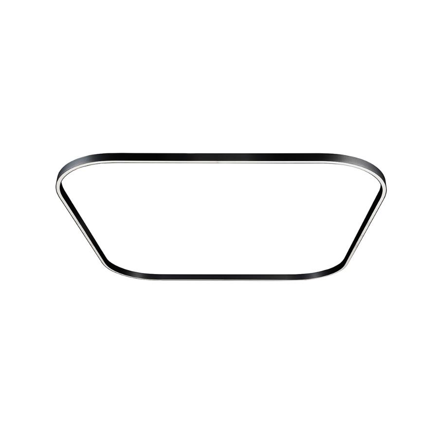 NEMO STUDIO lampe à suspension ZIRKOL SQUARE 1,5x1,5 m UP-DOWNLIGHT (Noir 3000K - Aluminium verni)