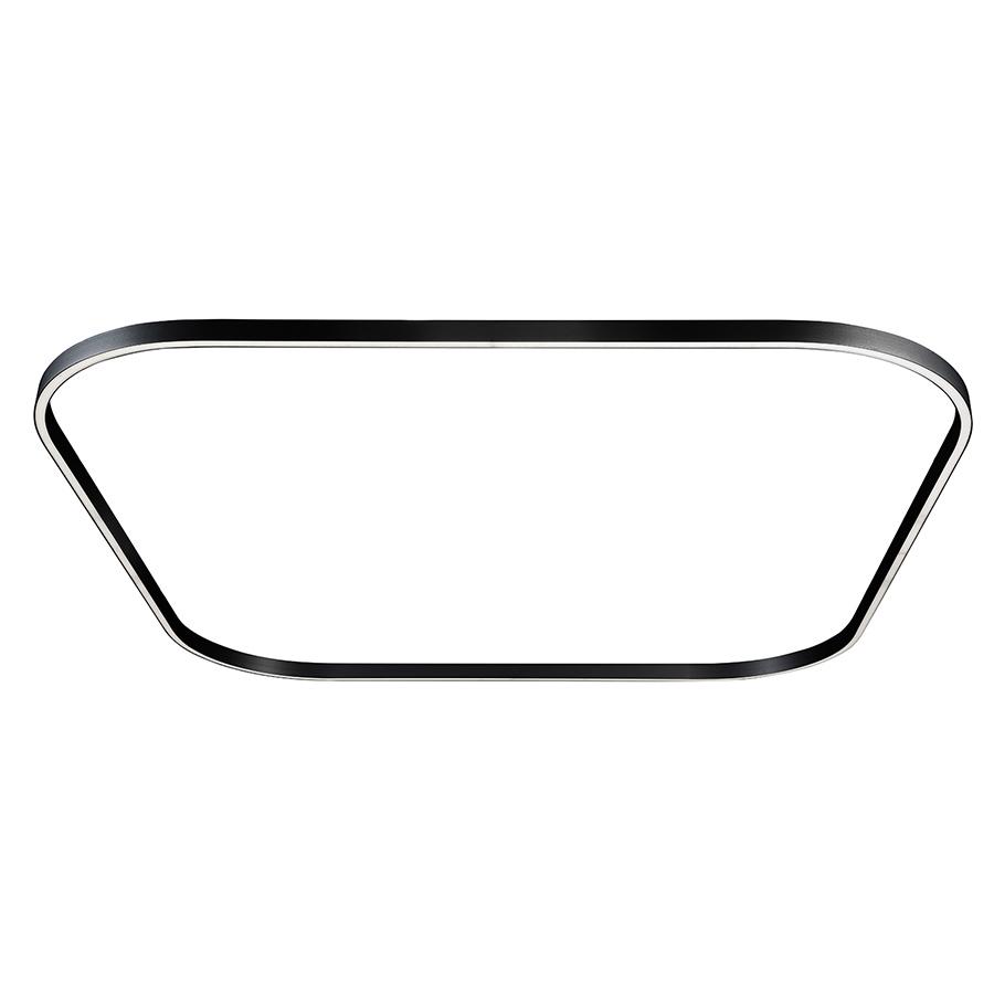 NEMO STUDIO lampe à suspension ZIRKOL SQUARE 2x2 m UP-DOWNLIGHT (Noir 3000K - Aluminium verni)