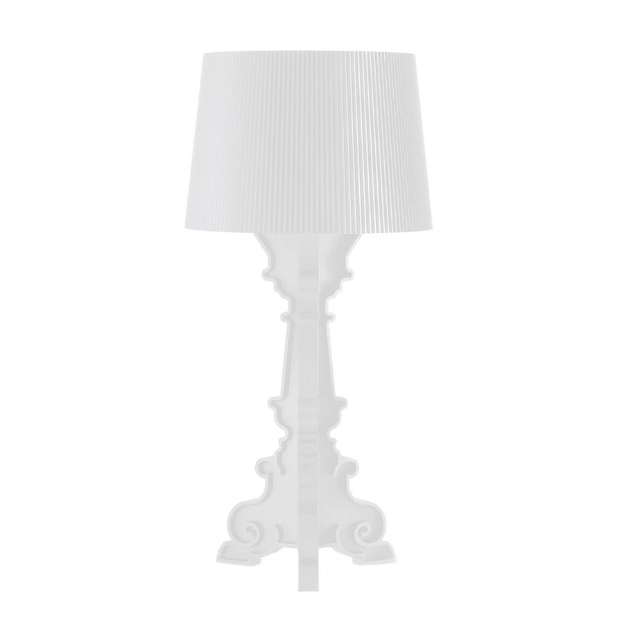 KARTELL lampe de table BOURGIE MAT (Blanc - Polycarbonate 2.0 à partir de matière première renouvela