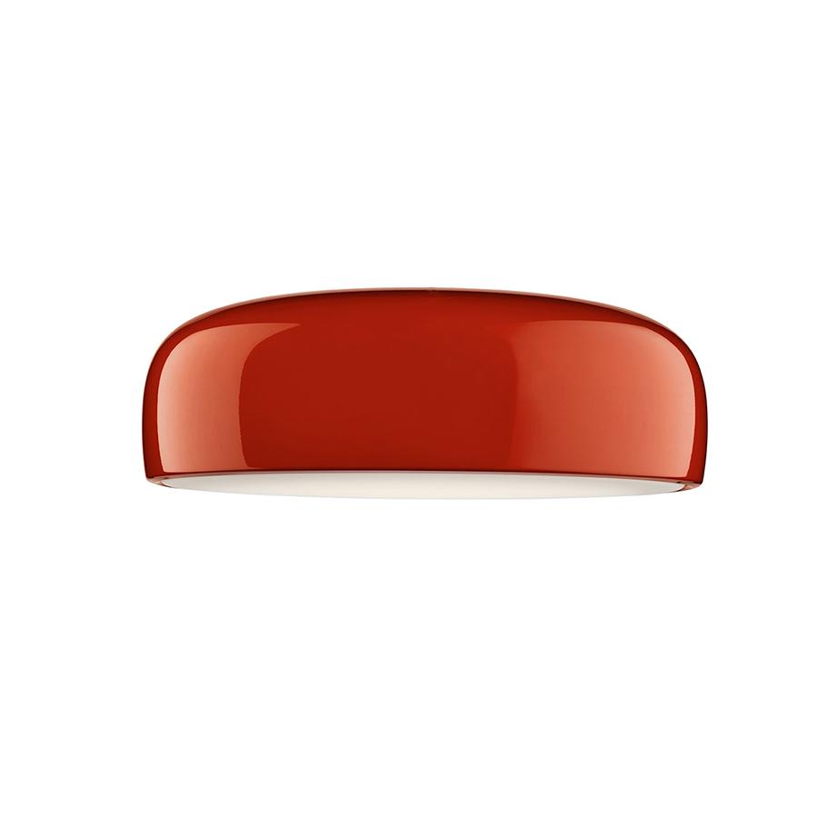 FLOS lampe au plafond plafonnier SMITHFIELD C (Rouge - Méthacrylate / aluminium)