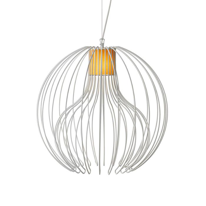 MODOLUCE lampe à suspension ICARO BALL MAXI (Blanc - Acier)