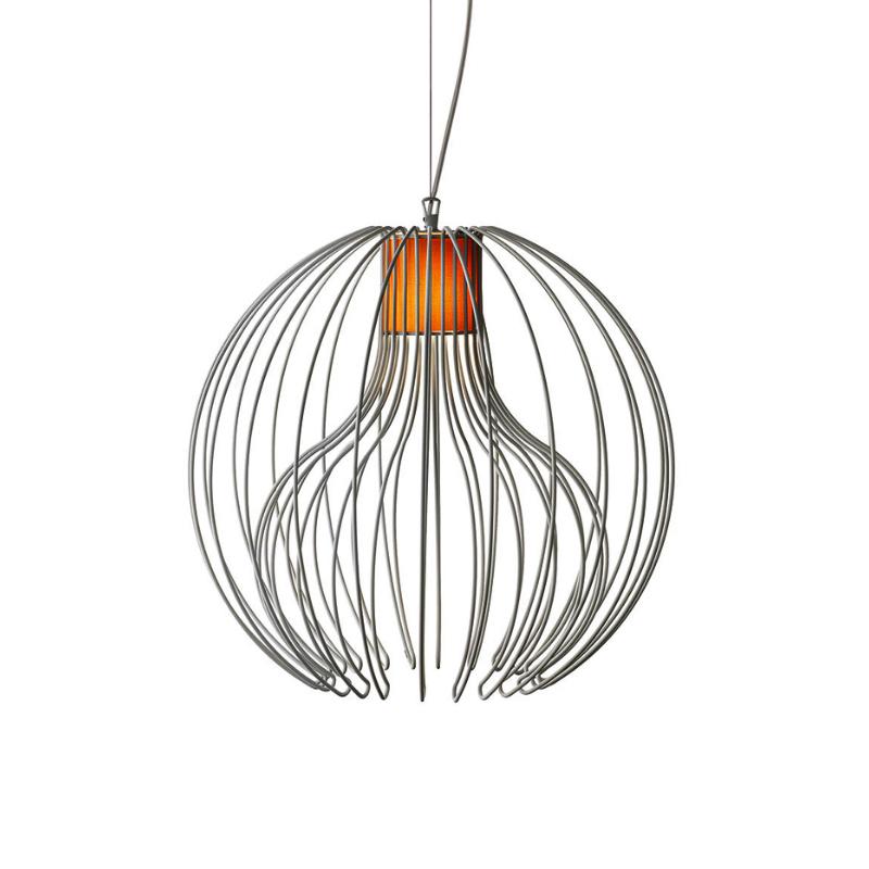 MODOLUCE lampe à suspension ICARO BALL MOYENNE (Naturel - Acier)