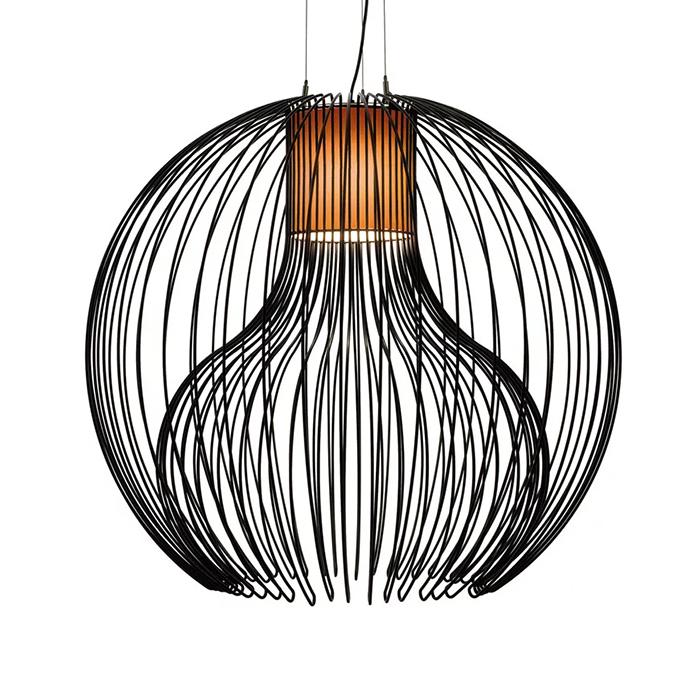 MODOLUCE lampe à suspension ICARO BALL MEGA (Noir - Acier)