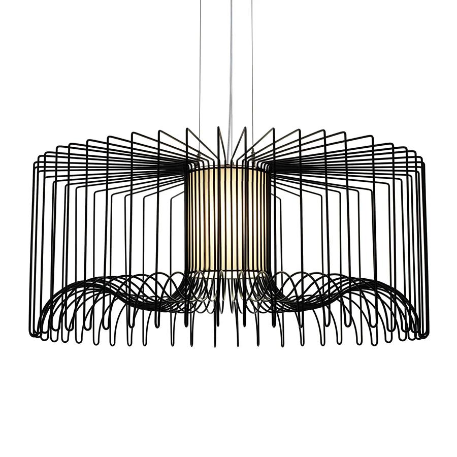 MODOLUCE lampe à suspension ICARO MEGA (Noir - Acier)