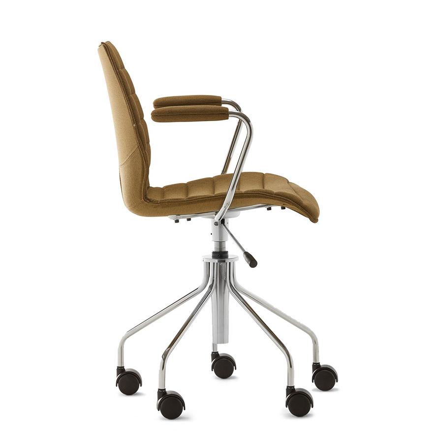 KARTELL chaise à roulettes avec accoudoirs MAUI SOFT NOMA