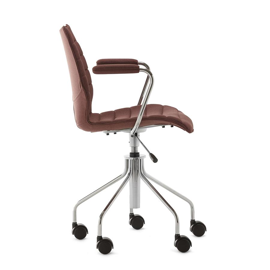 KARTELL chaise à roulettes avec accoudoirs MAUI SOFT NOMA