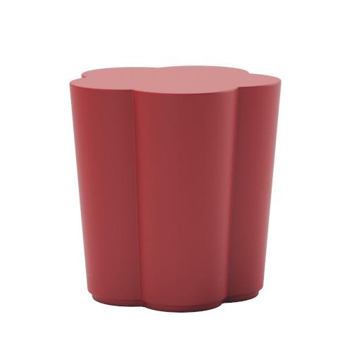 ALMA DESIGN tabouret table basse PEPPER (Rouge cerise - Polyéthylène)