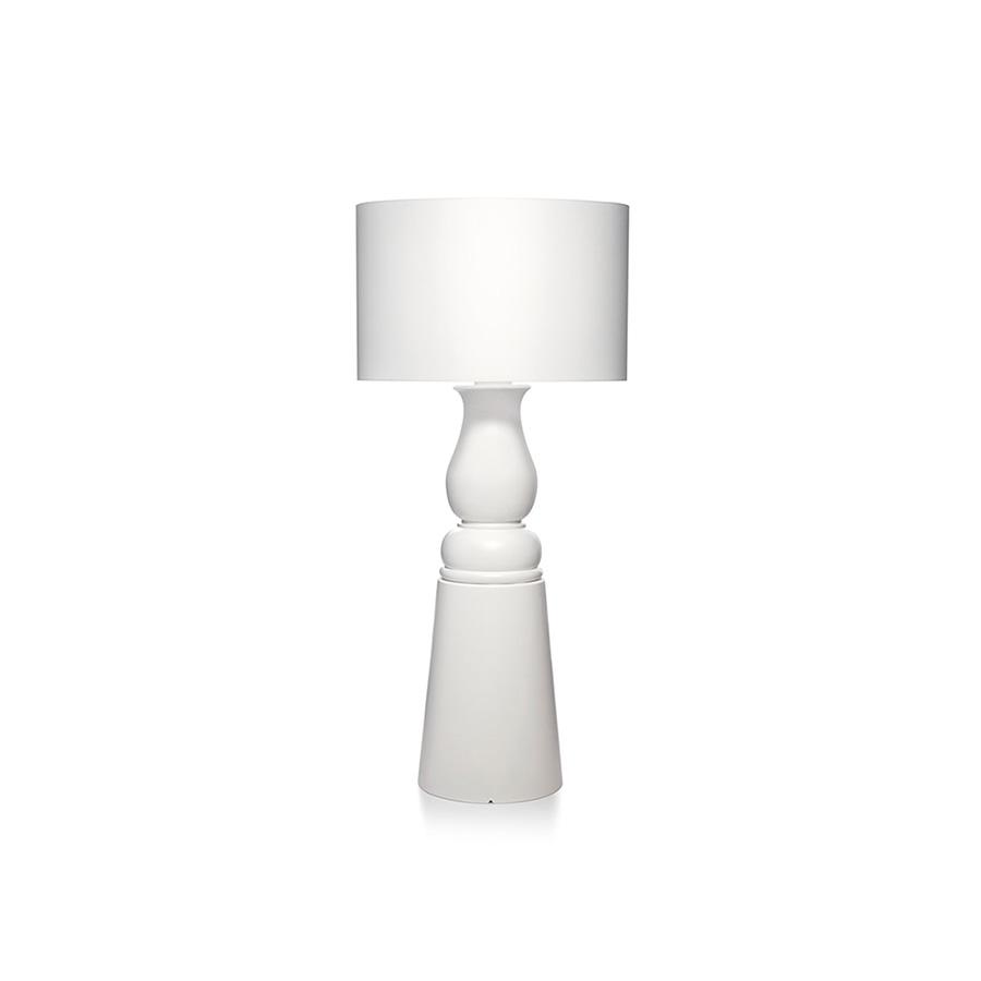 MOOOI lampadaire FAROOO (Small - Base en fibre de verre, abat-jour en stratifié PVC / viscose)