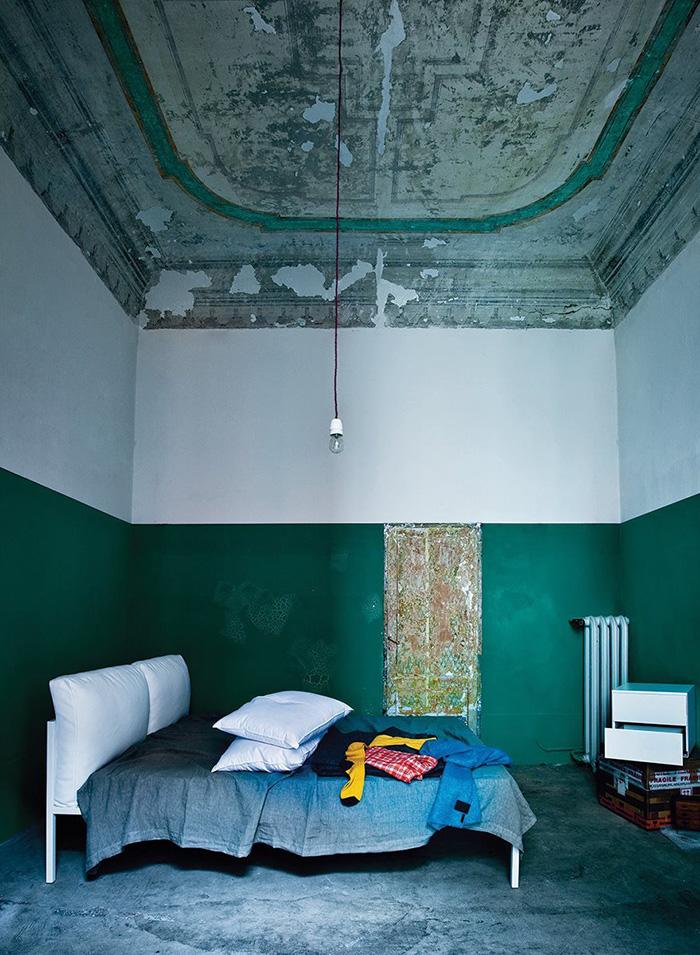 ZANOTTA double bed NYX 1707 for a mattress size 180 x 200 cm