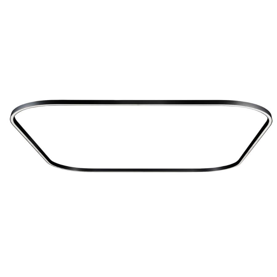 NEMO STUDIO lampe à suspension ZIRKOL SQUARE 3x2 m UP-DOWNLIGHT (noir 4000K - Aluminium verni)