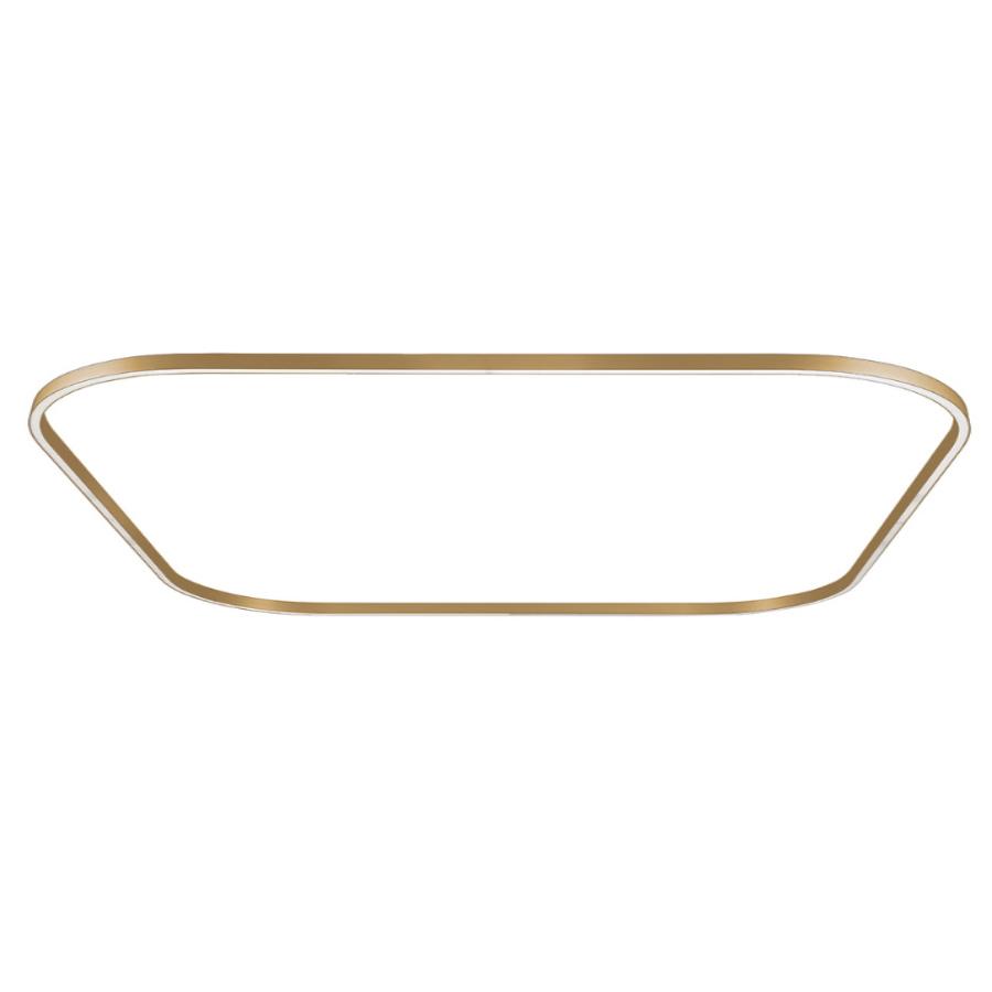 NEMO STUDIO lampe à suspension ZIRKOL SQUARE 3x2 m UP-DOWNLIGHT (Or 4000K - Aluminium verni)