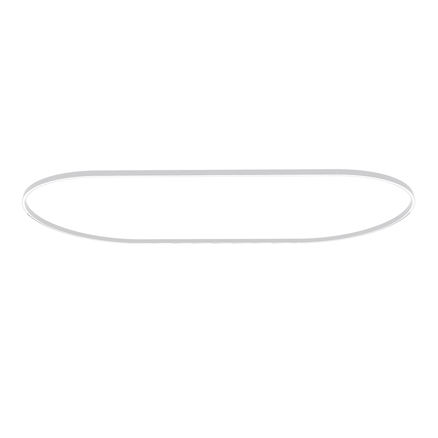 NEMO STUDIO lampe à suspension ZIRKOL OVALE 3,5x1,5 m DOWNLIGHT (blanc 2700K - Aluminium verni)