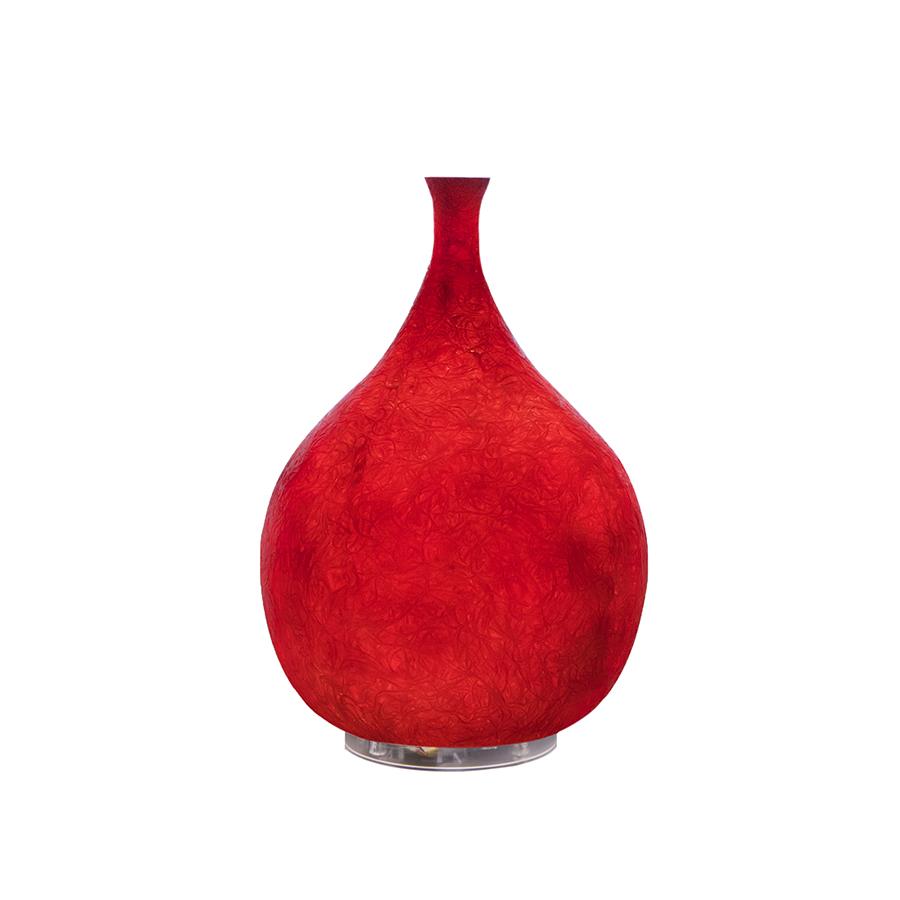 IN-ES.ARTDESIGN lampe de table LUCE LIQUIDA 2 BATTERY (Rouge - Nebulite)