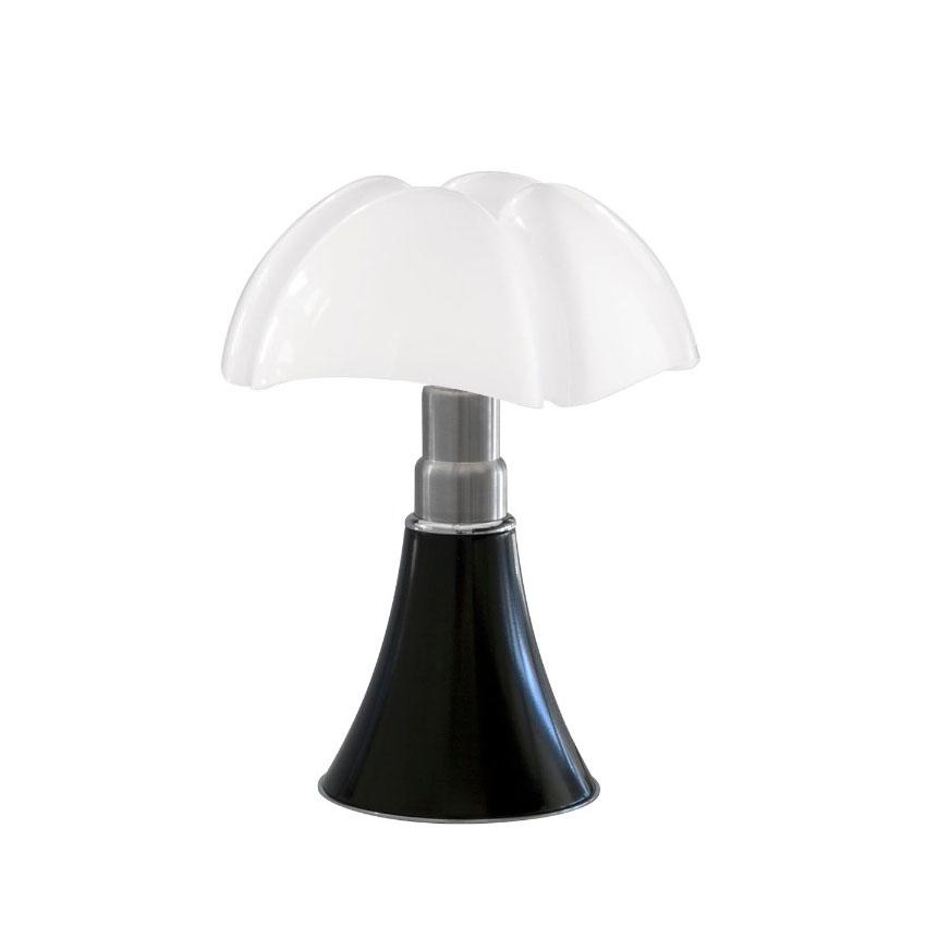 MARTINELLI LUCE lampe de table MINIPIPISTRELLO CORDLESS (Tete-de-maure - Métal et méthacrylate)