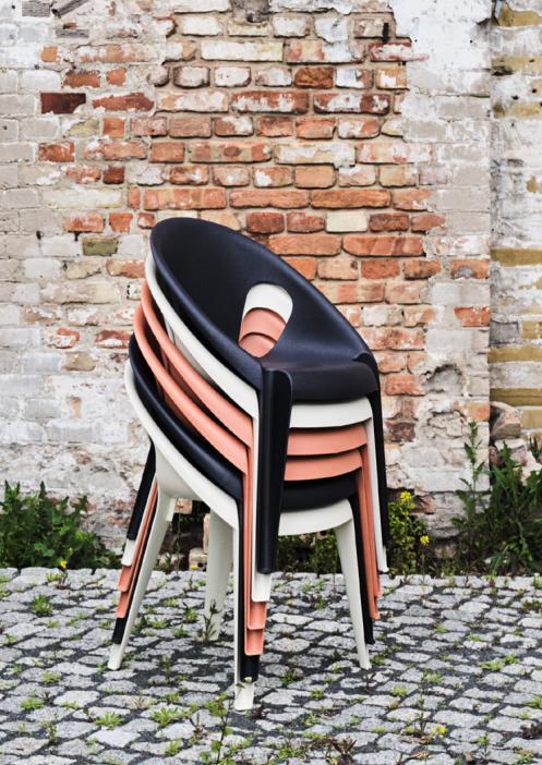 MAGIS set de 12 chaises pour l'extérieur BELL CHAIR