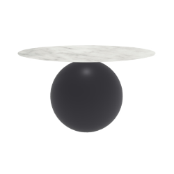 BONALDO round table CIRCUS Ø 140 cm matt anthracite grey base