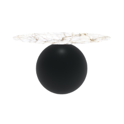 BONALDO table ronde CIRCUS Ø 140 cm base noir opaque