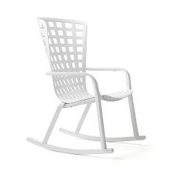 NARDI outdoor rocking chair FOLIO ROCKING WHITE