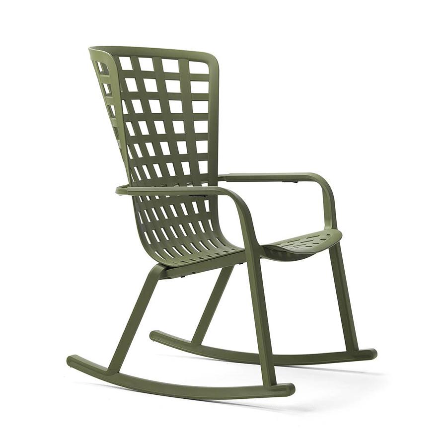 NARDI fauteuil à bascule pour l'extérieur FOLIO ROCKING BLANC