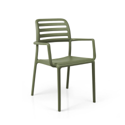 NARDI set de 4 chaises avec accoudoirs COSTA pour extérieur GARDEN COLLECTION