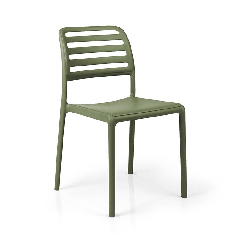 NARDI set de 4 chaises COSTA BISTROT pour extérieur CONTRACT COLLECTION (Agave - Polypropylène)