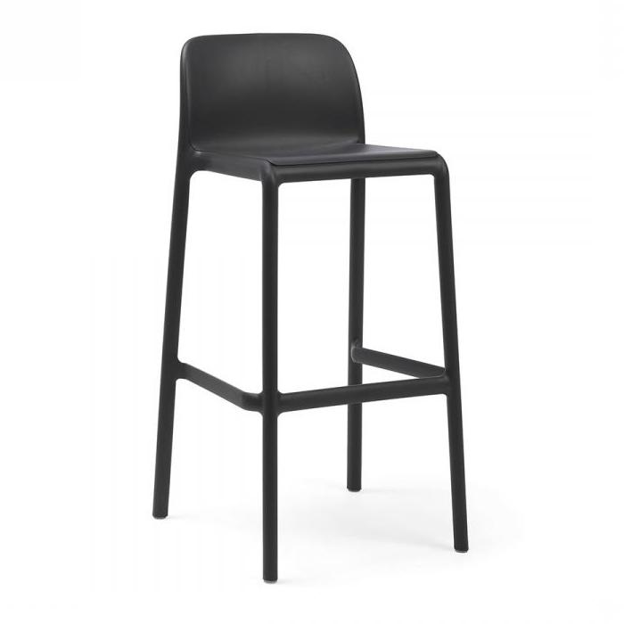 NARDI set de 4 tabourets pour l'extérieur FARO (Anthracite - Polypropylène PRV)