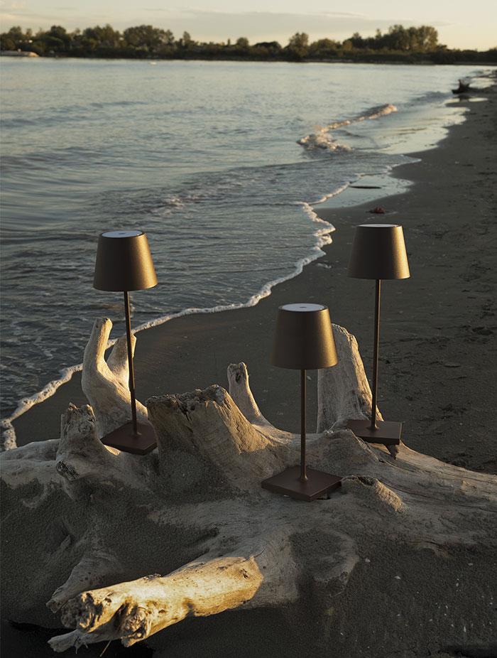 ZAFFERANO set de 3 lampes de table POLDINA