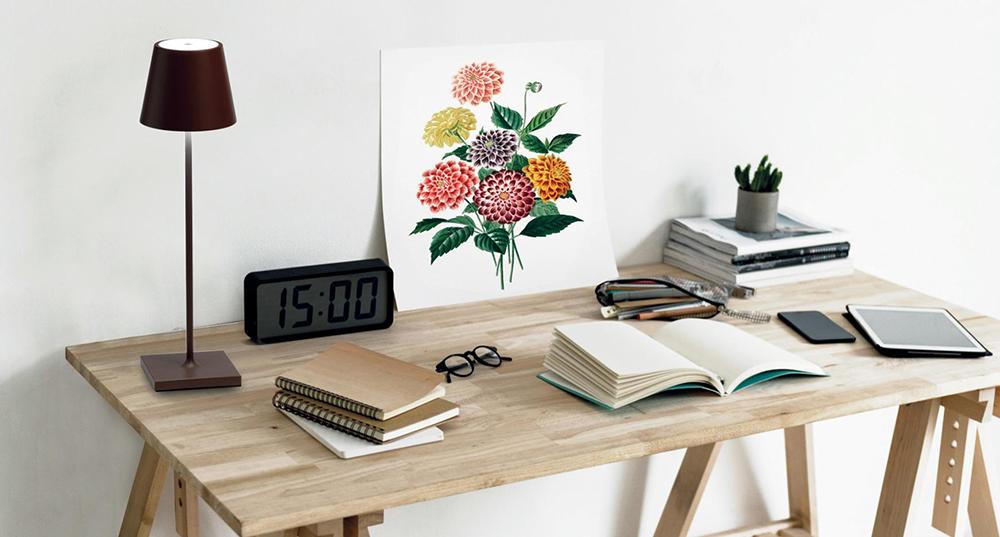 ZAFFERANO set de 3 lampes de table POLDINA