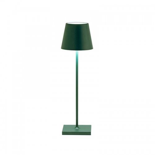 ZAFFERANO lampe de table POLDINA PRO (Vert foncé - Aluminium peint et polycarbonate)